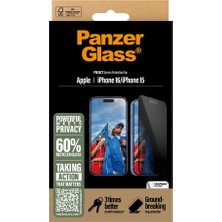 Panzerglass iPhone 16 Privacy Uwf Ekran Koruyucu