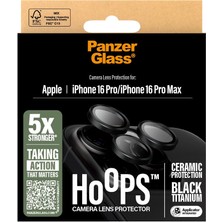 Panzerglass iPhone 16 Pro/16 Pro Max Hoops Seramik Kamera Koruyucu