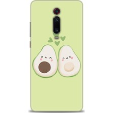 Kılıf Evreni Xiaomi Mi 9t Kılıf Hd Baskılı Kılıf - Avacado + 9h Nano Ekran Koruyucu