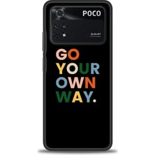 Kılıf Evreni Xiaomi Poco M4 Pro 4g Kılıf Hd Baskılı Kılıf - Go Your + 9h Nano Ekran Koruyucu