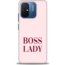 Kılıf Evreni Xiaomi Redmi 12C Kılıf Hd Baskılı Kılıf - Boss Lady + 9h Nano Ekran Koruyucu