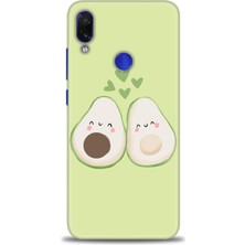 Kılıf Evreni Xiaomi Redmi Note 7 Kılıf Hd Baskılı Kılıf - Avacado + 9h Nano Ekran Koruyucu