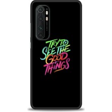 Kılıf Evreni Xiaomi Mi Note 10 Lite Kılıf Hd Baskılı Kılıf - Good Things + 9h Nano Ekran Koruyucu