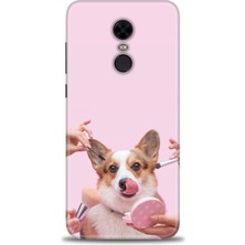 Kılıf Evreni Xiaomi Redmi 5 Plus Kılıf Hd Baskılı Kılıf - Sevimli Köpek + 9h Nano Ekran Koruyucu