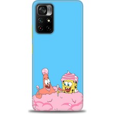 Kılıf Evreni Xiaomi Redmi Note 11 Pro Plus Kılıf Hd Baskılı Kılıf - Spongebob + 9h Nano Ekran Koruyucu