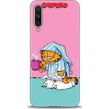 Xiaomi Mi A3 Kılıf Hd Baskılı Kılıf - Garfield + 9h Nano Ekran Koruyucu