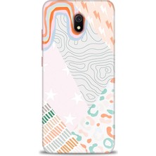 Kılıf Evreni Xiaomi Redmi 8A Kılıf Hd Baskılı Kılıf - Çok Renkli + 9h Nano Ekran Koruyucu