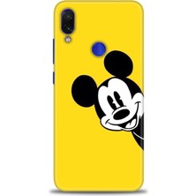 Kılıf Evreni Xiaomi Redmi Note 7 Kılıf Hd Baskılı Kılıf - Sarı Mickey Mouse + 9h Nano Ekran Koruyucu