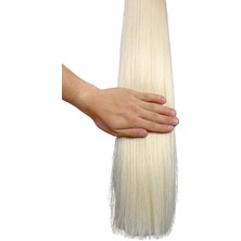 Halit Can HairKing Gerçek İnsan Saçı 70 cm Platin 100 adet 80 gr Mikro Kaynak