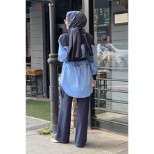 Yeşim Özcan Denim Tunik 124K14013 Lacivert