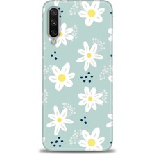 Kılıf Evreni Xiaomi Mi A3 Kılıf Hd Baskılı Kılıf - Papatyalar + 9h Nano Ekran Koruyucu