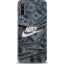 Kılıf Evreni Xiaomi Mi A3 Kılıf Hd Baskılı Kılıf - Nike Dolar + 9h Nano Ekran Koruyucu