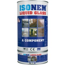 İSONEM LİQUİD GLASS ŞEFFAF SU YAL 3,5 KG + 0,5KG