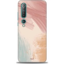 Kılıf Evreni Xiaomi Mi 10 Kılıf Hd Baskılı Kılıf - Soft Renkler + 9h Nano Ekran Koruyucu