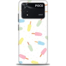 Xiaomi Poco M4 Pro 4g Kılıf Hd Baskılı Kılıf - Renkli Dondurmalar + 9h Nano Ekran Koruyucu