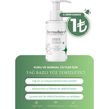 Dermaluire Yüz ve Makyaj Temizleme Yağı, Yüz ve Vücut Temizleyici ( Niasinamid, Gliserin, Lavanta Özü ) 200 ml