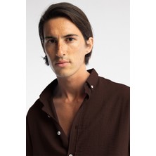 Oversize Dökümlü Gömlek