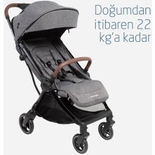 Maxi-Cosi Eva Otomatik Katlanan Kompakt Bebek Arabası Select Grey