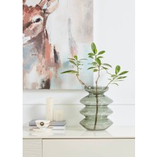 Eglo 421355 "bevato" 28CM Yüksekliğinde 22CM Çapında Cam Vazo