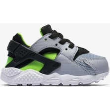 Nike Huarache Lastik Ipli Bebek Sneaker Ayakkabı Gri-Yeşil