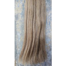 Halit Can Hairking 55cm Açık Küllü Sarı (10.1) 200adet, 120gr Saç Mikro Kaynak [100% Gerçek Insan Saçı]