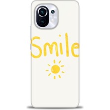 Xiaomi Mi 11 Kılıf Hd Baskılı Kılıf - Smile Güneş + 9h Nano Ekran Koruyucu