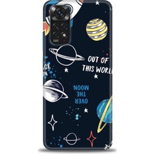 Xiaomi Redmi Note 12 4g Kılıf Hd Baskılı Kılıf - Space Fun + 9h Nano Ekran Koruyucu