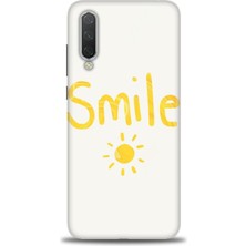 Xiaomi Mi 9 Lite Kılıf Hd Baskılı Kılıf - Smile Güneş + 9h Nano Ekran Koruyucu