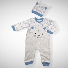 Nurcan Bebe Kedi Desenli Tulum