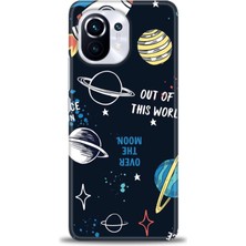 Xiaomi Mi 11 Kılıf Hd Baskılı Kılıf - Space Fun + 9h Nano Ekran Koruyucu