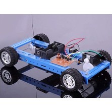 İntek Blue 4 Wheel Remote Control Car 20x12x4 cm