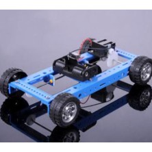 İntek Blue 4 Wheel Remote Control Car 20x12x4 cm