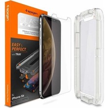 Spigen iPhone 11 / iPhone XR Cam Ekran Koruyucu Kolay Kurulum Glas.tR EZ Fit Slim HD - 064GL24818