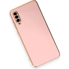 Newface Samsung Galaxy A70 Kılıf Volet Silikon - Pembe 13