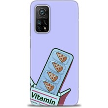 Xiaomi Mi 10T Pro Kılıf Hd Baskılı Kılıf - Vitamin + 9h Nano Ekran Koruyucu