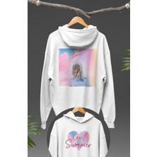 Fuddy Moda Taylor Swift Lover Sırt Baskılı Kapüşonlu Sweatshirt, Oversize Taylor Swift Baskılı Hoodie