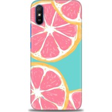 Kılıf Evreni Xiaomi Redmi 9A Kılıf Hd Baskılı Kılıf - Pembe Limon + 9h Nano Ekran Koruyucu