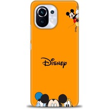 Kılıf Evreni Xiaomi Mi 11 Kılıf Hd Baskılı Kılıf - Turuncu Disney + 9h Nano Ekran Koruyucu