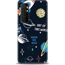 Kılıf Evreni Xiaomi Mi Note 10 Lite Kılıf Hd Baskılı Kılıf - Space Fun + 9h Nano Ekran Koruyucu