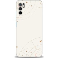 Kılıf Evreni Xiaomi Poco M3 Pro Kılıf Hd Baskılı Kılıf - Yıldız Haritası + 9h Nano Ekran Koruyucu