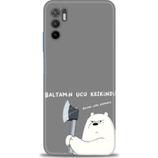 Kılıf Evreni Xiaomi Redmi Note 10 5g Kılıf Hd Baskılı Kılıf - Baltamın Ucu Keskindir + 9h Nano Ekran Koruyucu