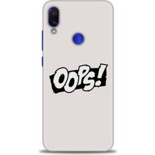 Kılıf Evreni Xiaomi Redmi Note 7 Kılıf Hd Baskılı Kılıf - Oops! + 9h Nano Ekran Koruyucu