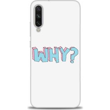 Kılıf Evreni Xiaomi Mi A3 Kılıf Hd Baskılı Kılıf - Why + 9h Nano Ekran Koruyucu