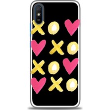 Kılıf Evreni Xiaomi Redmi 9A Kılıf Hd Baskılı Kılıf - Xoxoxo + 9h Nano Ekran Koruyucu