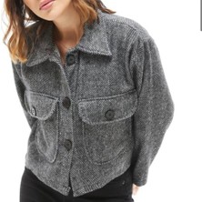 Pamila Butik Kadın Çift Cepli Kaşe Ceket