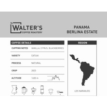 Walter's Coffee Roastery Panama Berlına Estate 250 gr