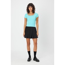 Alexander Gardi U Yaka Slim Fit Crop T-Shirt (B24-0096)