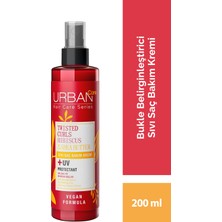 URBAN Care Hibiscus&Shea Butter Kıvırcık ve Dalgalı Saçlara Özel Sıvı Saç Bakım Kremi Vegan 200 ML x 2