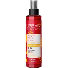 URBAN Care Hibiscus&Shea Butter Kıvırcık ve Dalgalı Saçlara Özel Sıvı Saç Bakım Kremi Vegan 200 ML x 2