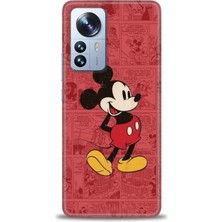 Xiaomi Mi 11 Ultra Kılıf Hd Baskılı Kılıf - Kırmızı Mickey + 9h Nano Ekran Koruyucu